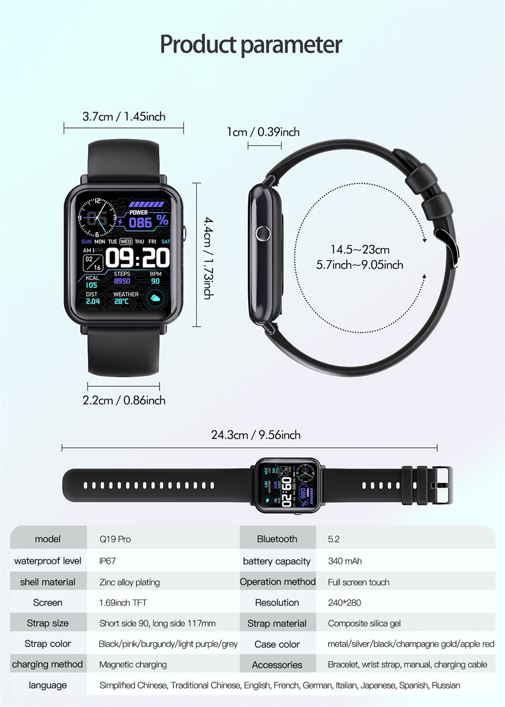 Smart Watch for Men and Women| Stylish Design with Fitness Features