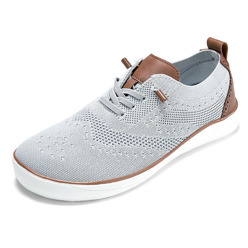Widened And Fattened Big Wide Last Big Foot Shoes Mesh Walking Shoes