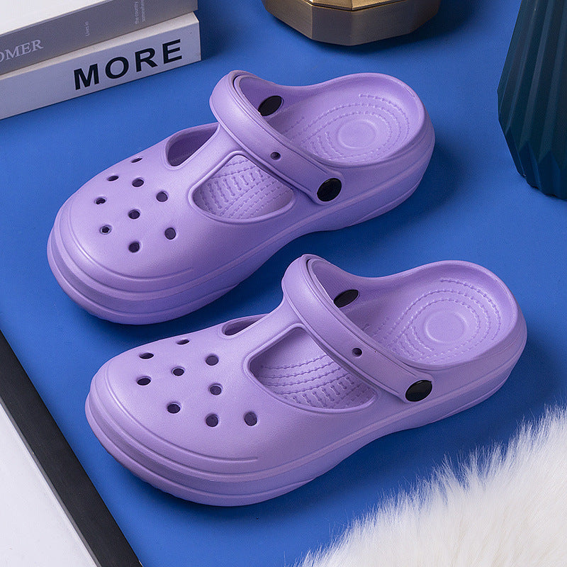 Women's Versatile EVA Non-slip Platform Slippers