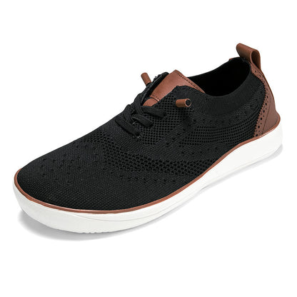 Widened And Fattened Big Wide Last Big Foot Shoes Mesh Walking Shoes