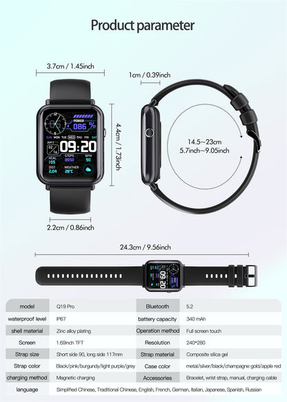 Smart Watch for Men and Women| Stylish Design with Fitness Features