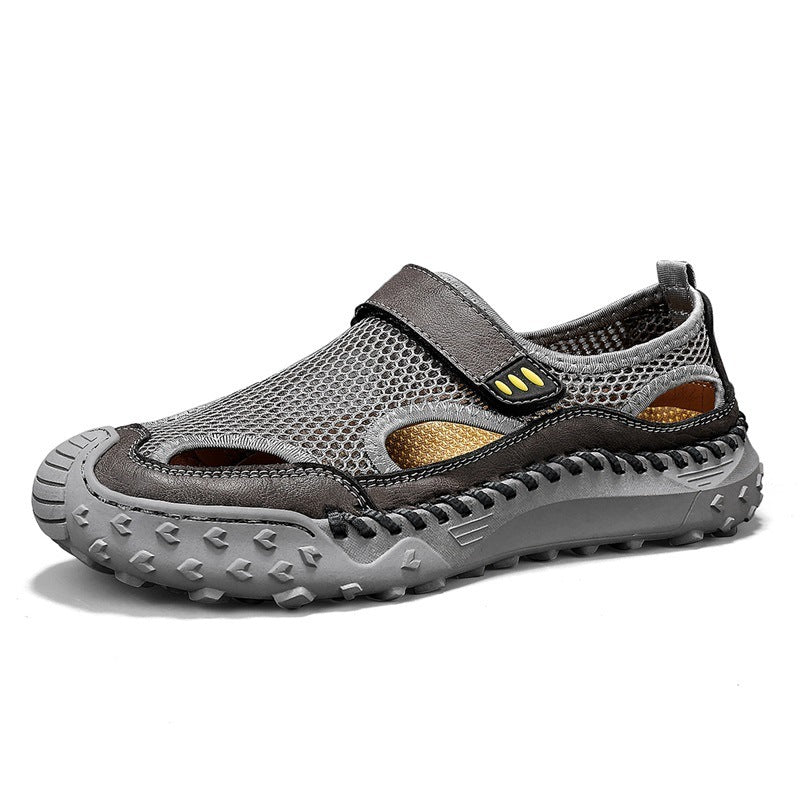 Summer Outdoor Casual Hollow Mesh Surface Breathable Men's Sandals