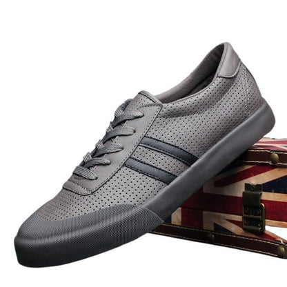 Men's Shoes Spring And Summer Breathable Fashionable Shoes Casual Odor-destroying Leather