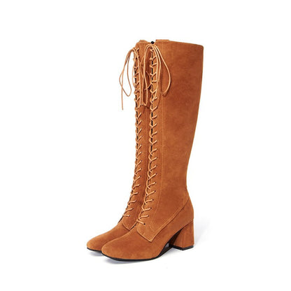 Fashion Ladies Thick Heels Ladies Boots 43