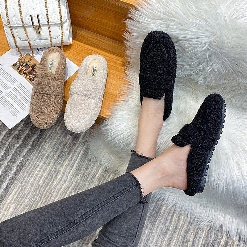 Velvet Padded Warm Plus Size Women's Shoes