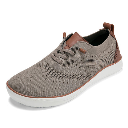 Widened And Fattened Big Wide Last Big Foot Shoes Mesh Walking Shoes