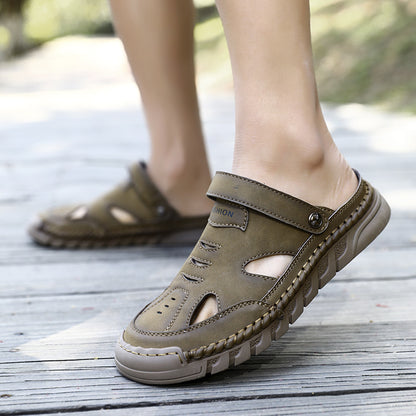 New Plus Size Closed Toe Sandals For Men