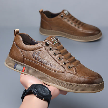 New Breathable All-matching Casual Men's Leather Shoes