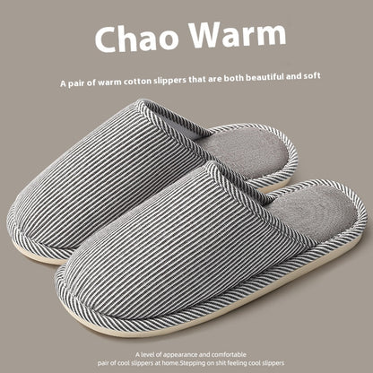 New Indoor Home Guest Home Couple Linen Slippers