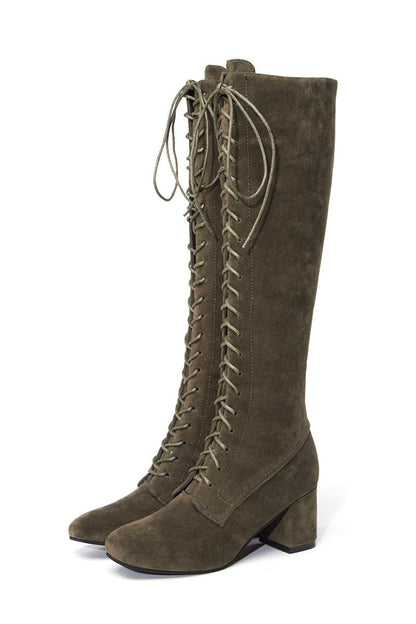 Fashion Ladies Thick Heels Ladies Boots 43