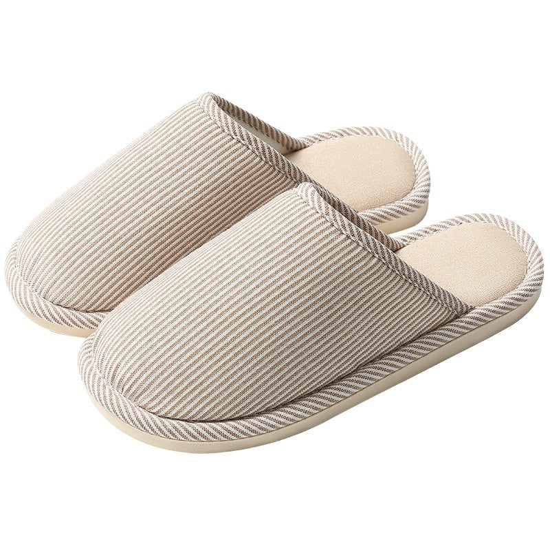 New Indoor Home Guest Home Couple Linen Slippers