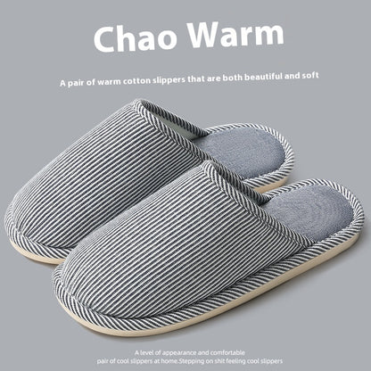 New Indoor Home Guest Home Couple Linen Slippers