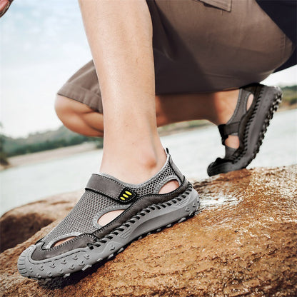 Summer Outdoor Casual Hollow Mesh Surface Breathable Men's Sandals