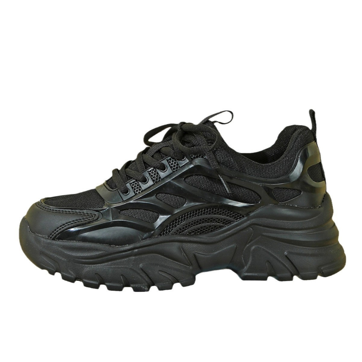 Trendy Thick Bottom Height Increasing Breathable Comfortable Four Seasons Leisure Sneaker