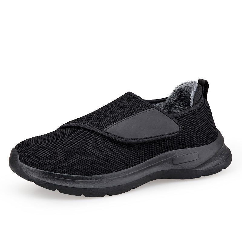 Winter Fleece-lined Casual Sneaker Men And Women Insulated Cotton-padded Shoes